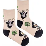 Dětské ponožky Krtek hnedý L (31 - 34)