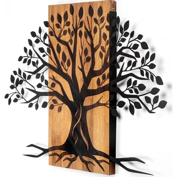 Dekorativní dřevěný nástěnný doplněk - low 382