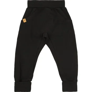 LITTLE THINGS bavlněné rostoucí tepláčky černá vel. 5-7 let