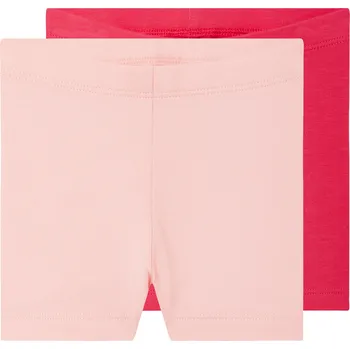 Dívčí kraťasy lupilu® Dětské kraťasy "Biker", 2 kusy (světle růžová / růžová, 50/56)