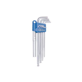 Klíč Sada imbus klíčů s prodloužením 9ks 1,5-10mm King Ton 20109MRU, , ,