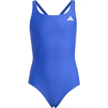 Dámské plavky ADIDAS Dívčí jednodílné plavky V-back Swimsuit 9 LET MODRÁ