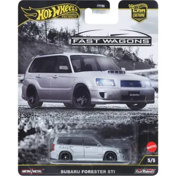 auto na autodráhu Hot Wheels Premium Car Culture Fast Wagons Subaru Forester STI