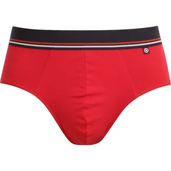 Slipy Slipy Fusakle pánské červené Bavlna M