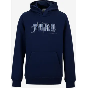 Dámská mikina DECATHLON Dětská mikina s kapucí 15 LET MODRÁ