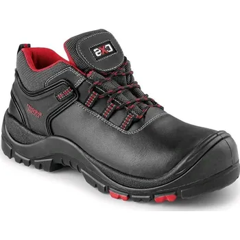 Pracovní obuv CANIS CXS Obuv ROCK ORE S3 polobotka černá/červená - 41 AKCE