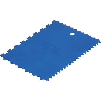 Malířská stěrka KUBALA Stěrka plastová zubová | 135x90 mm