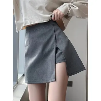 Dámská sukně Dámská sukně BF198 Velikost: 4XL, Barva (Varianta): Šedá