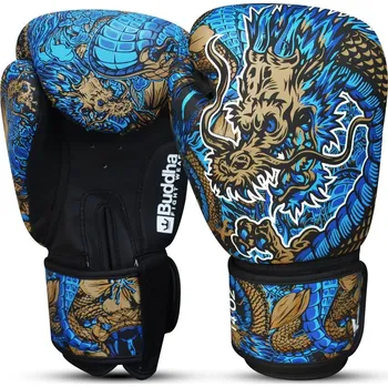 Boxerské rukavice Boxerské rukavice Buddha Fantasy Dragon - Blue Velikost: 12oz
