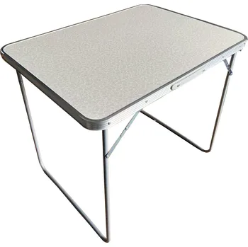 kempingový stůl Skládací kempingový stůl 80x60 cm bílý