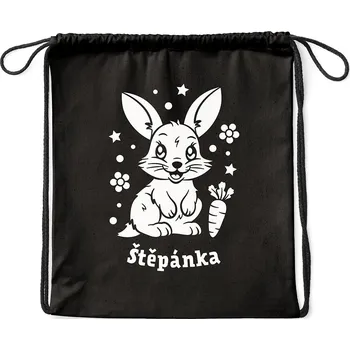 Městský batoh Vak Králíček se jménem Barva: Černá