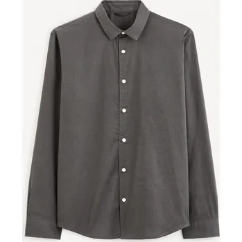 Pánská košile Celio Bavlněná košile Fames 1130023 Šedá S