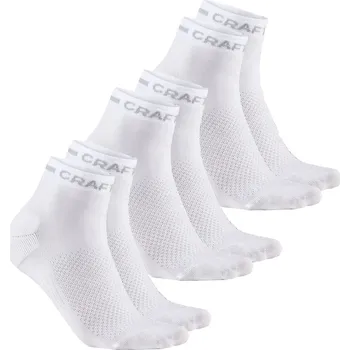 Dámské ponožky Craft Mid 3-pack 1910637 white 43-45