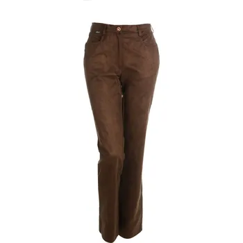 Dámské kalhoty MARGITA - Frederika kalhoty dámské hnědé Hnědá 38