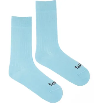 Dámské ponožky Ponožky Žebro světle modré M (39-42)