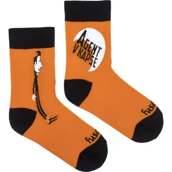 Dámské ponožky Dětské ponožky Agent v kapse Orindž XS (19 - 22)
