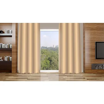 Závěs Orbytex Zatemňovací závěs hotový - duha béžová 05 Rozměry: povláček na polštářek 40x40 na zip (bez výplně)