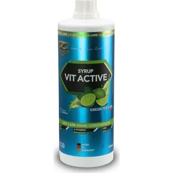 Iontový nápoj Z-Konzept Vit Active Syrup zelený čaj limetka 1L