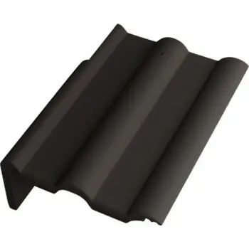 betonová krytina BETONPRES OPTIMAL Krajní taška levá Uhlově černá