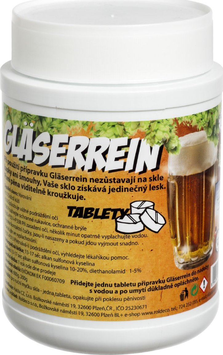 Habla Chemie | Gläserrein tablety - balení 600 g