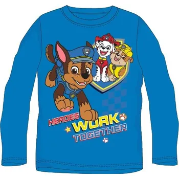 Chlapecké tričko Tlapková patrola Modrá 128