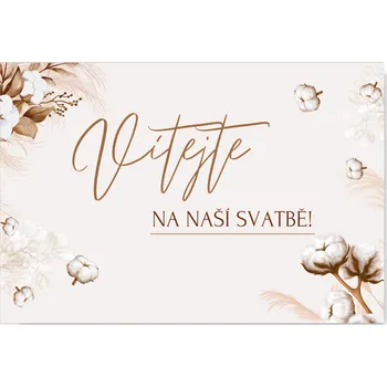 Svatební dekorace Personal Uvítací tabule - Boho