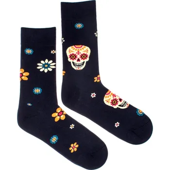 Dámské oblečení Ponožky Feetee Happy Scull L (43-46)