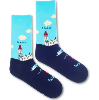 Dámské ponožky Ponožky Praha Karlův most s Vltavou L (43-46)