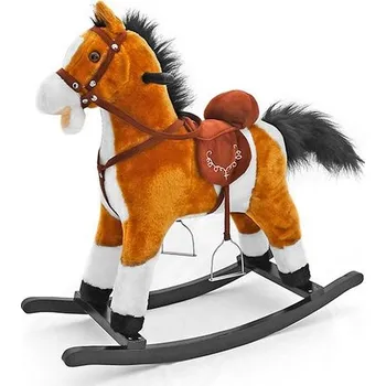 Houpací kůň Houpací kůň Milly Mally Mustang světle hnědý (Houpací koník s melodií Milly Mally)