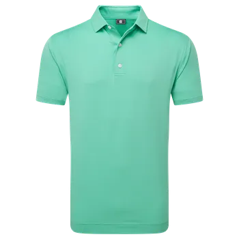 Pánské tričko FootJoy Micro Feeder Stripe Lisle pánské triko, zelené