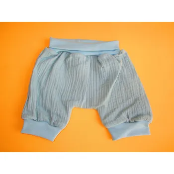 Dětská móda Arex, ČR Lehoučké kojenecké kraťasy s manžetou Barva: olivová, Velikost: 74