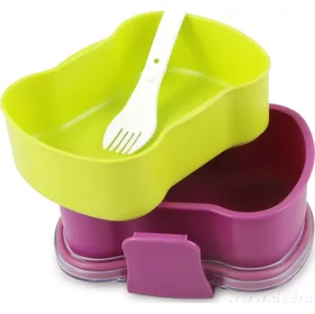 Svačinový box SILIBOX na přenášení jídla 700 + 600ml