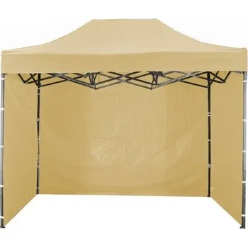 Zahradní stan EKSPAND Nůžkový stan POLOPROFI 3x4,5 BÉŽOVÝ