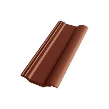 betonová krytina BETONPRES EXCLUSIV Půlená taška 1/2 Červeno Hnědá