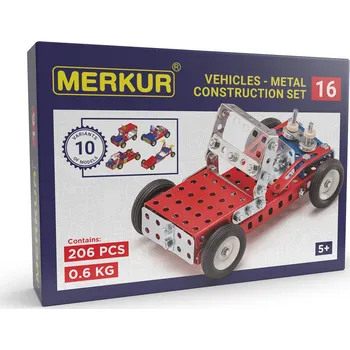 Stavebnice Merkur Merkur 016 Buggy, 206 dílů, 10 modelů - expresní doprava