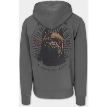 Pánská mikina PitBull West Coast Pánská mikina MT FUJI KP - šedá - PWC_PMMTFUJIKP_GREY Velikosti: XL