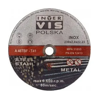 Řezný kotouč Řezný kotouč na kov 230 x 2.0 x 22.23 mm IVMC23020