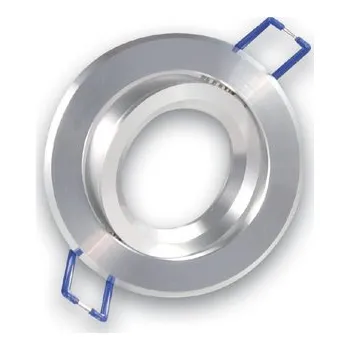 Lampička Fabas 6648-00-040 Narka, kulatá bodovka z hliníku v hliníkové úpravě, max 1x50W, prům 8,2cm
