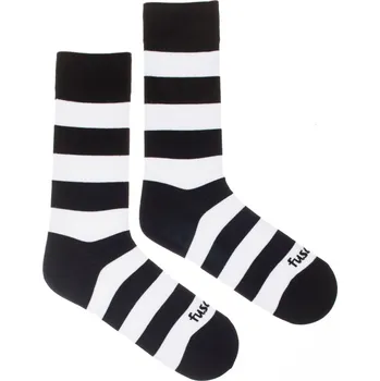 Dámské ponožky Ponožky Proužek Blekvajt L (43-46)