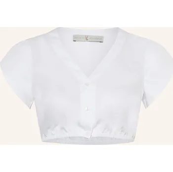 Johann & Johanna Dámská Dirndl Halenka, bílá, 44