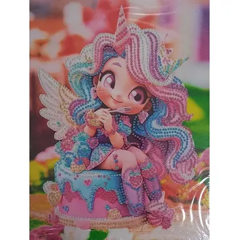 Diamantové malování NORIMPEX Kouzelní tvorové 23 × 30 cm