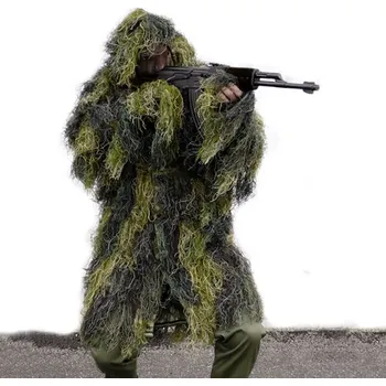 MIL-TEC Bunda - parka maskovací SNIPER GHILLIE WOODLAND Velikost: XL/2XL