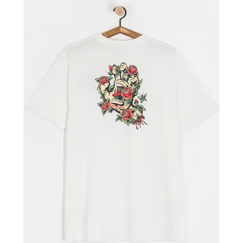 Pánské tričko Santa Cruz Screaming Rose Flash (white) M, bílá
