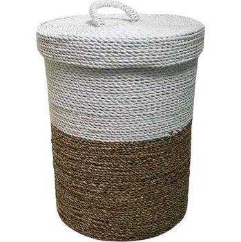 Odpadkový koš Hitra Koš s víkem SULAWESI Abaca/recykl. malý