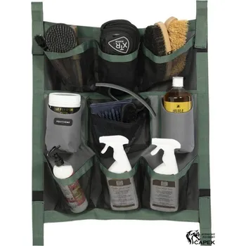 Čištění pro koně Stájový organizér EquiThéme -ORGANISER- - Černá/Šedá