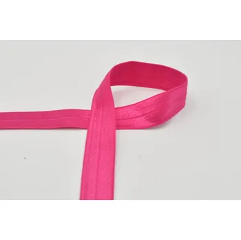 Textilní guma Strima Lemovací elastický proužek, 20 mm - fuchsiová