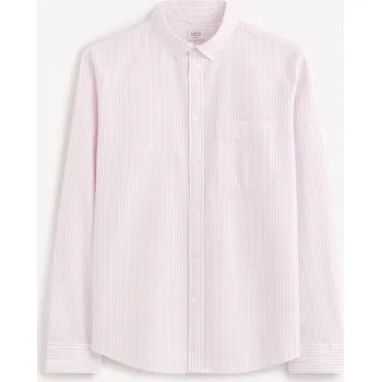 Pánská košile Celio Košile Caoxfordy regular 1135176 Růžová S