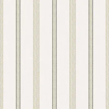 Tapeta Parato by Cristiana Masi Vliesová tapeta na zeď, zelená, imitace látky, pruhy, 38427, Top Stripes, Parato by Cristiana Masi, velikost 10,05 x 0,53 m