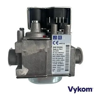 Příslušenství ke kotli Plynový ventil SIT 840 SIGMA, 230V, 2-50 mbar, 0-60°C, kód: 840020