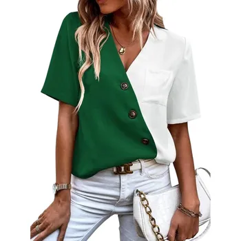 Dámská halenka Dámská halenka BF138 Barva: Zelená, Velikost: M